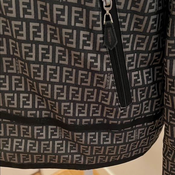 Fendi Monogram Black and Gray Unisex Jacket - Picture 7 of 17